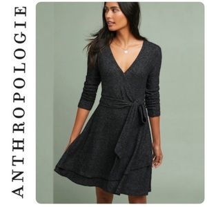Anthropologie Saturday Sunday Cloud Fleece Wrap Dress: XL